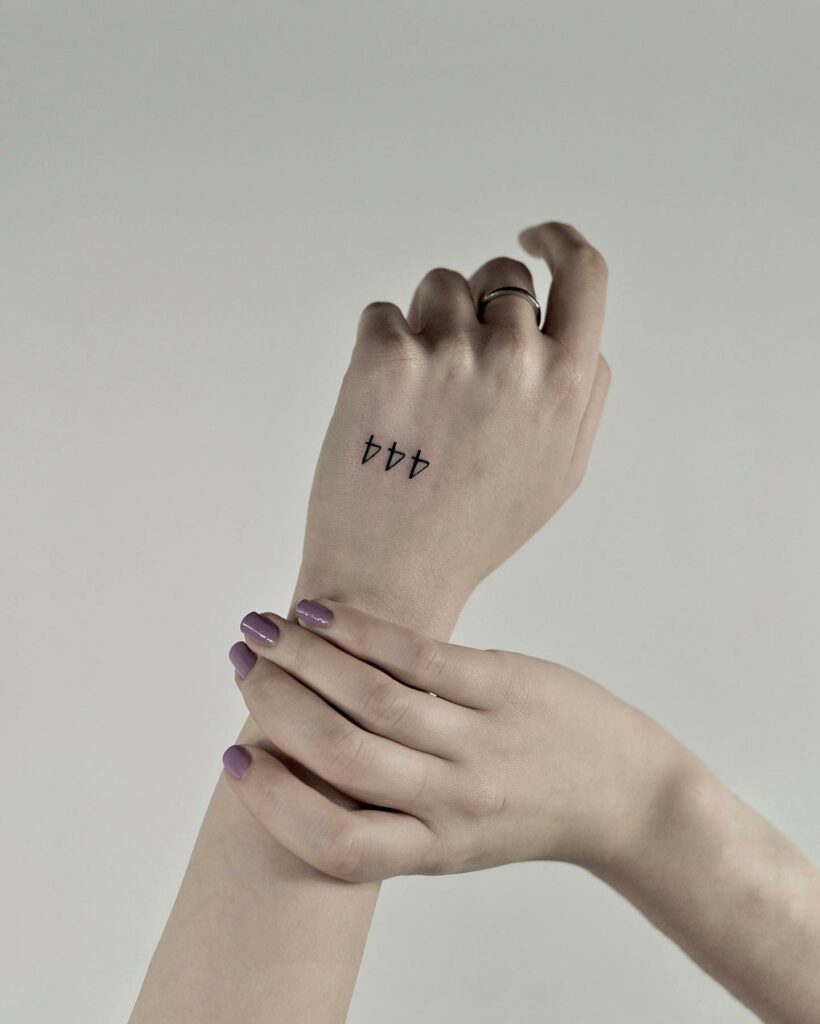 11+ 444 Tattoo Ideas That Will Blow Your Mind! 11 Kaia Gerber Tattoo Design