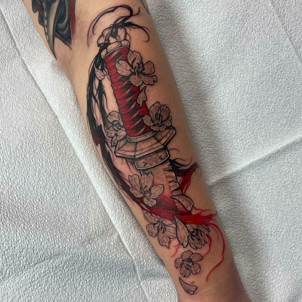 11+ Katana Sword Tattoo Ideas That Will Blow Your Mind! 10 Katana Sword Tattoo