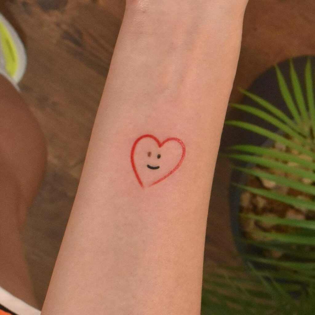 11+ Kawaii Tattoo Ideas You Have to See to Believe! 20 Kawaii Heart Tattoo Ideas