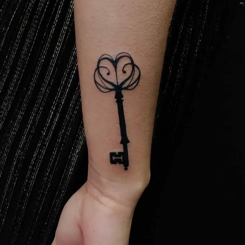 12+ Simple Key Tattoo Ideas To Inspire You! 16 Key to My Heart Tattoo