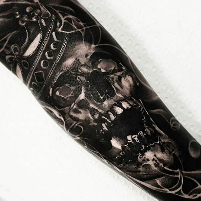 11+ King Skull Tattoo Ideas That Will Blow Your Mind! 10 King Skull Tattoo