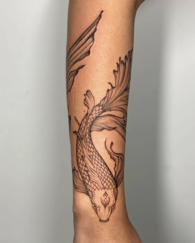 11+ Urban Tattoo Ideas That Will Blow Your Mind! 19 Koi Tattoo