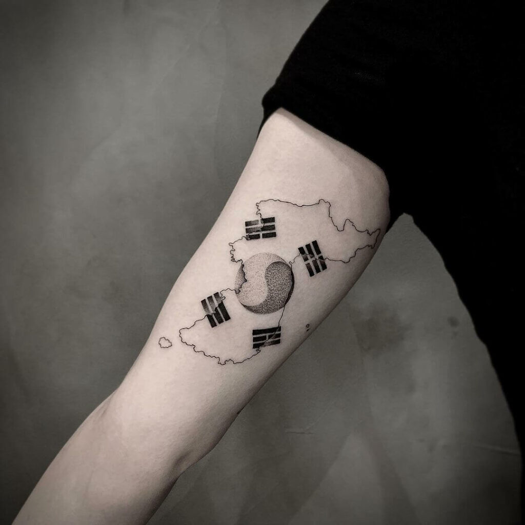 12+ Country Sleeve Tattoo Ideas To Inspire You 16 Korean Black And Grey Country Tattoo