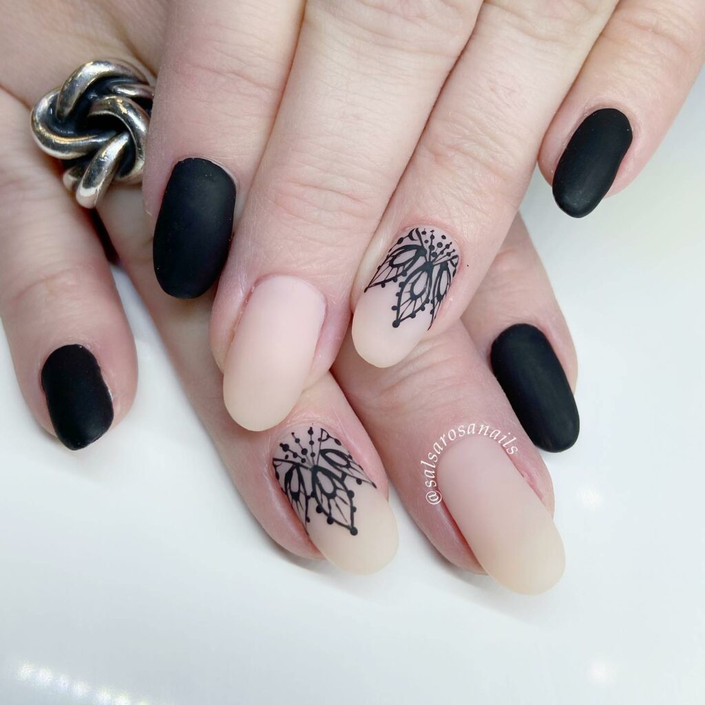 Check Out 24 Gorgeous Pretty Nail Designs for 2024 30 Lace Patterned Nails