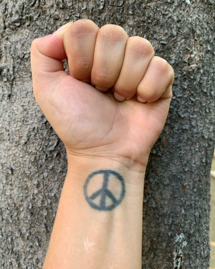 11+ Lady Gaga Tattoo Ideas That Will Blow Your Mind! 16 Lady Gaga Peace Tattoo