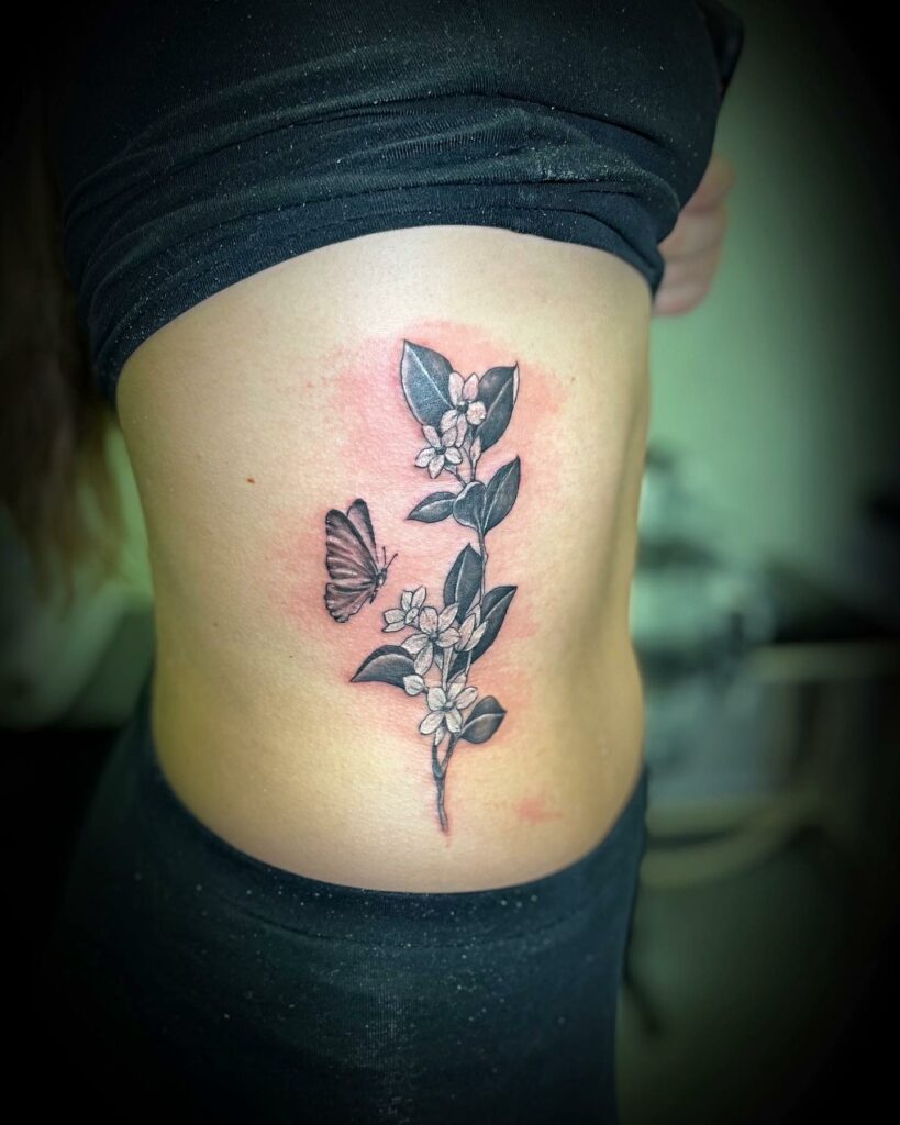 14+ Butterfly Tattoo Ribs Ideas To Inspire You! 20 Large Tattoos Of Butterflies To Cover Your Ribs