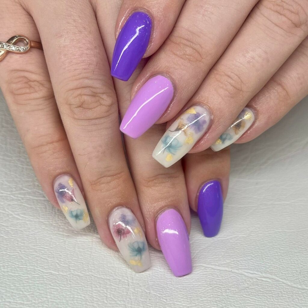 Relax with 20 Milk Bath Nail Designs in 2024 21 Lavender Milk Bath Nails