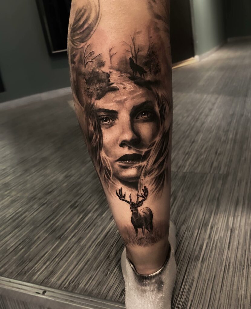 11+ Tattoo On Legs Ideas That Will Blow Your Mind! 19 Leg Sleeve Tattoo