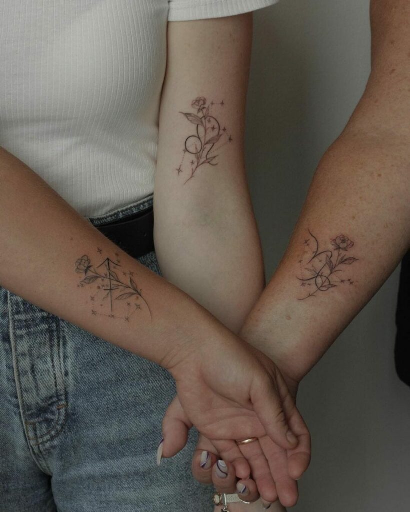 11+ Leo Constellation Tattoo Ideas You Have To See To Believe! 13 Leo Constellation Flower Tattoo