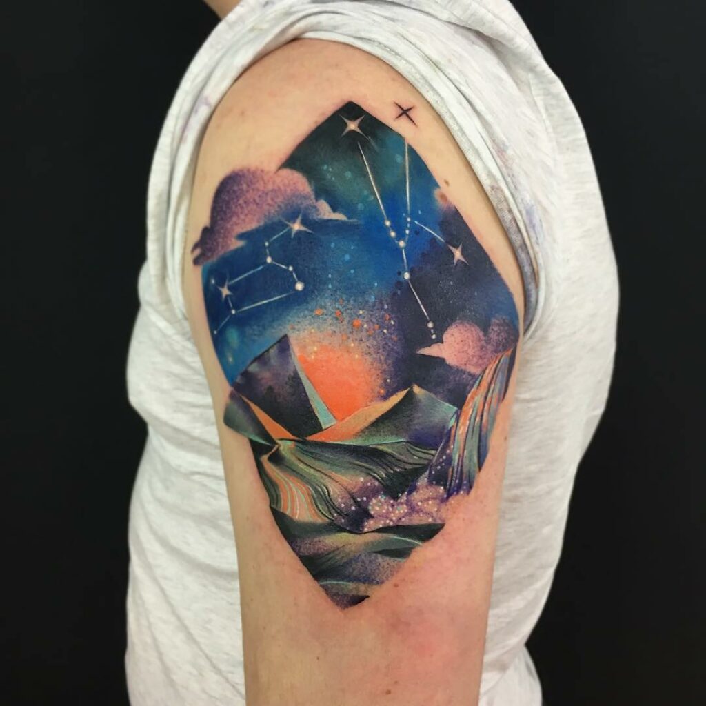11+ Leo Constellation Tattoo Ideas You Have To See To Believe! 16 Leo Symbol Constellation Tattoo