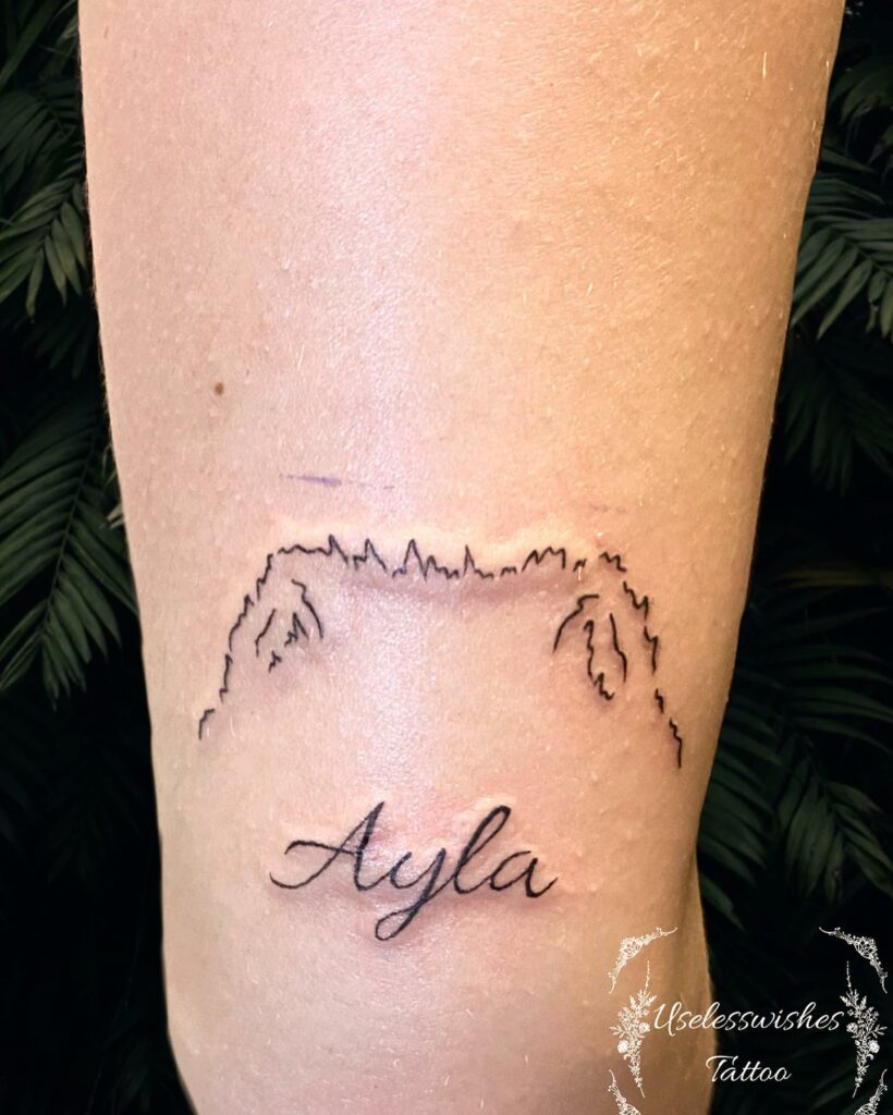 10+ Dog Ear Tattoo Ideas That Will Blow Your Mind! 14 Lettered Dog Ear Tattoos