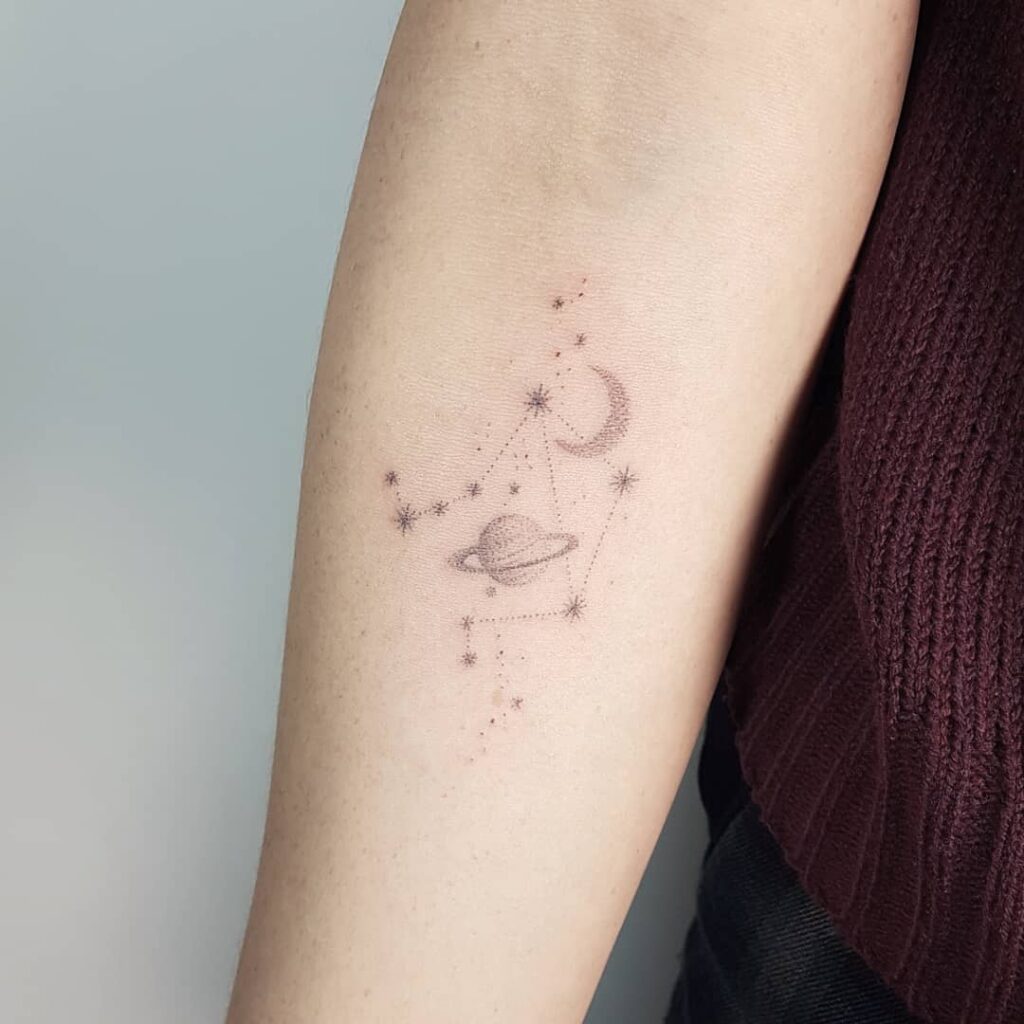 11+ Libra Constellation Tattoo Ideas You Have To See To Believe! 10 Libra Constellation Tattoo