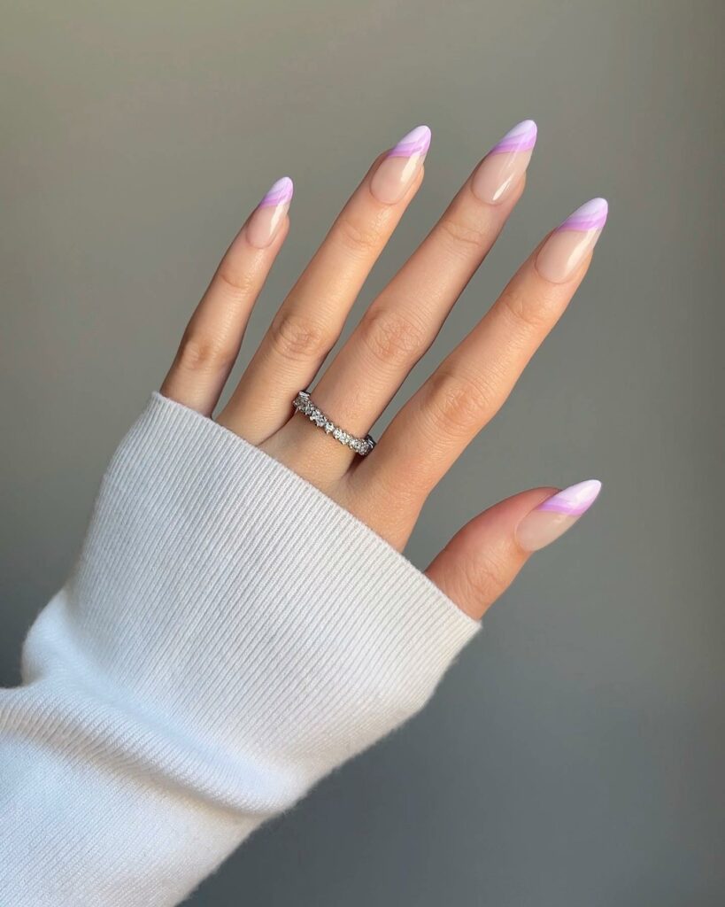 Charming Pink and White Ombre Nail Ideas for 2024 💗 15 Light Pink and White Coffin Nails
