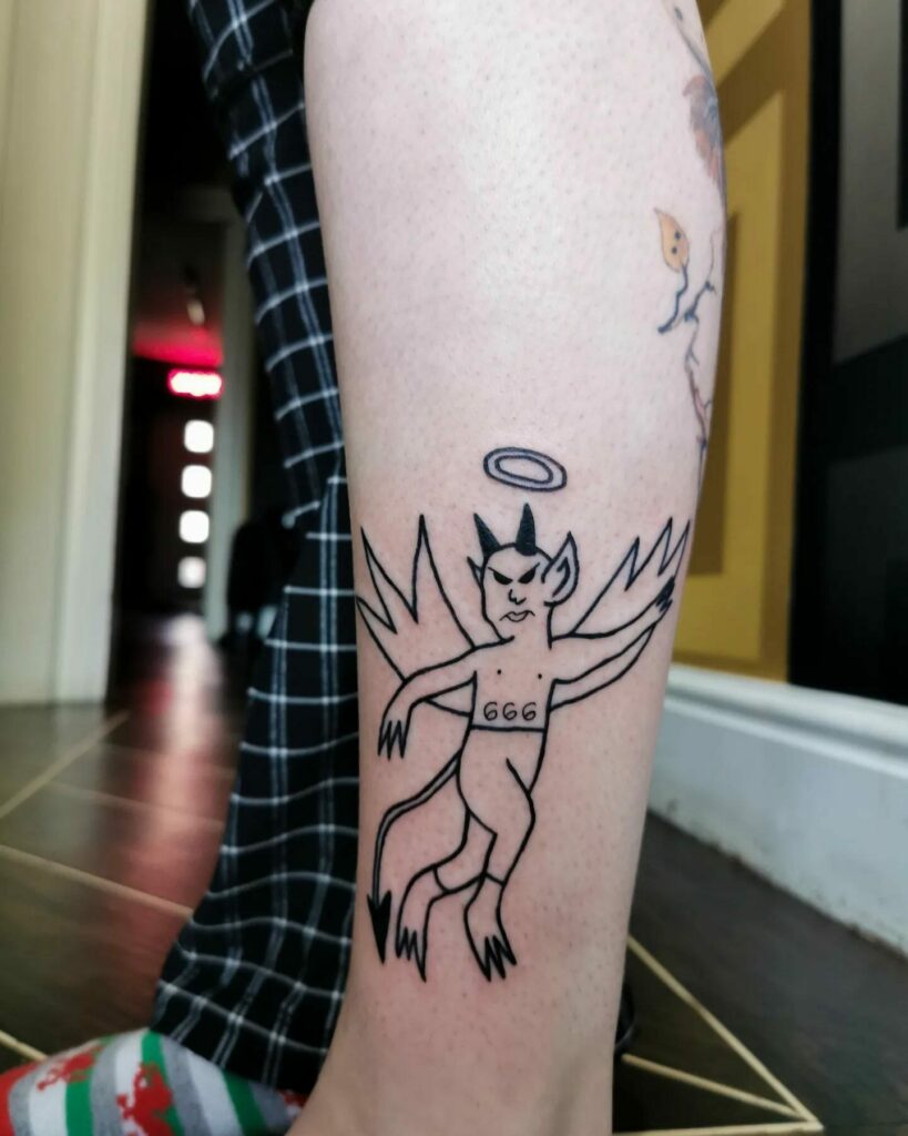 11+ Ugly Tattoo Ideas That Will Blow Your Mind! 18 Little Devil Ugly Tattoo