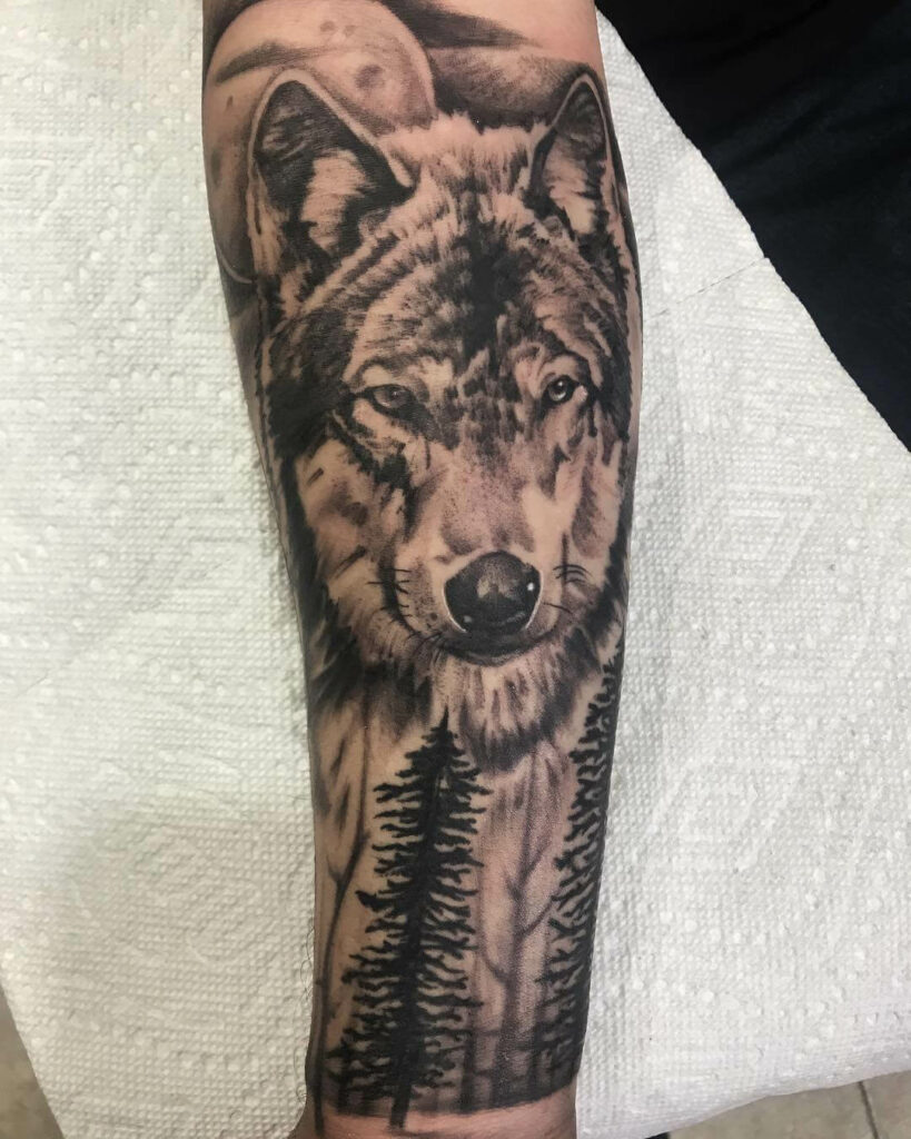 11+ Wolf Pack Tattoo Ideas You Have To See To Believe! 15 Lone Wolf With Pack Tattoos