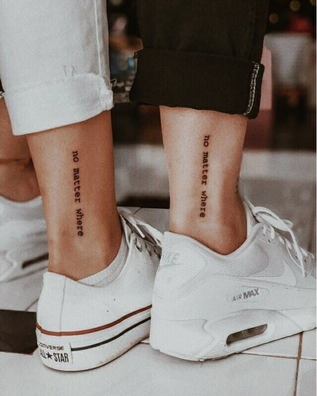 11+ Girly Best Friend Tattoos Ideas That Will Blow Your Mind! 16 Long-Distance Tattoos