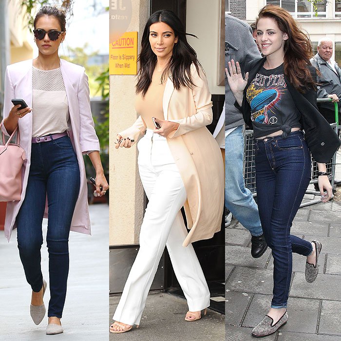 The Best High Waisted Jeans – How They Should Fit & What To Style Them With 50 Long Jacket High Waist Jeans Style Fashion Women Guide Street Celebrity Outfit Inspiration