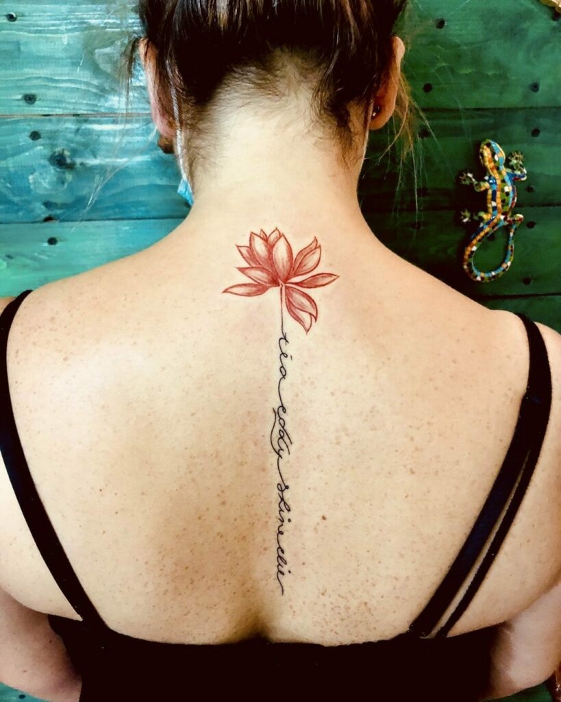 12+ Old English Font Tattoo Ideas To Inspire You! 19 Lotus Cursive Old English Font Tattoo