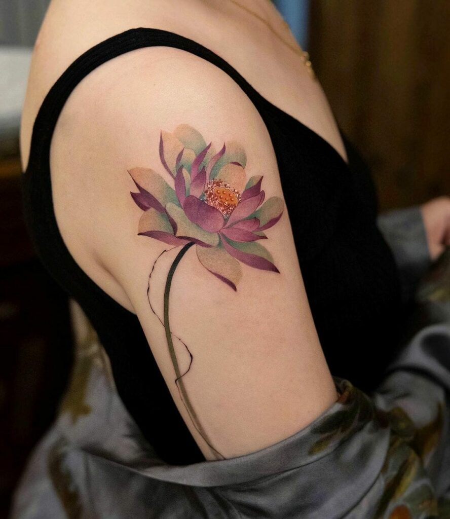 11+ Tattoo For Girls Ideas That Will Blow Your Mind! 13 Lotus Tattoo Design