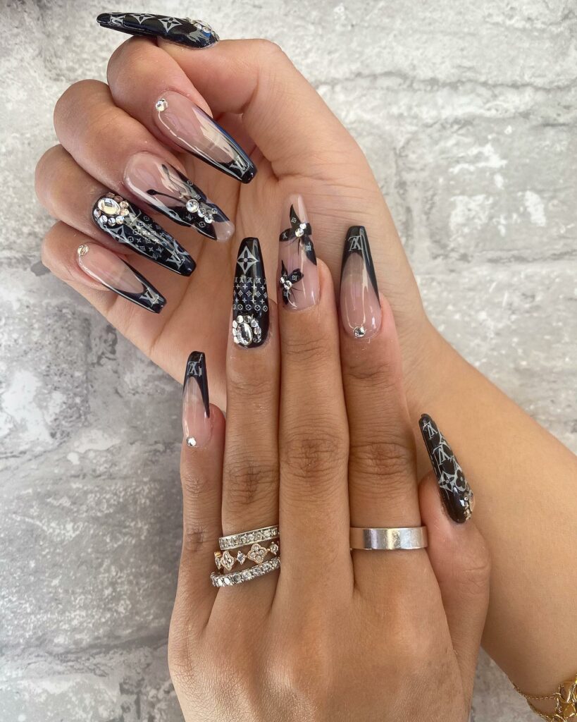 Exciting Birthday Nail Inspirations for 2024 π 28 Louis Vuitton and Icons, Melting Chocolate, and Pink Cupcake Accents
