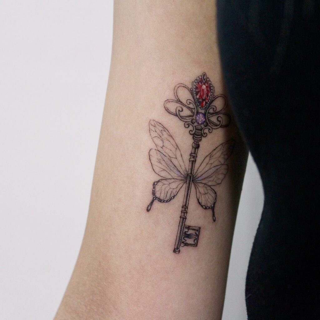 11+ Love Key Tattoo Ideas That Will Blow Your Mind! 10 Love Key Tattoo Ideas