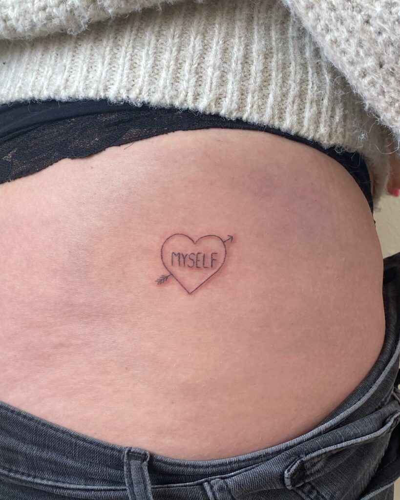 18+ Simple Self Love Tattoo Ideas That Will Blow Your Mind! 17 Love Yourself Heart Tattoos For Women