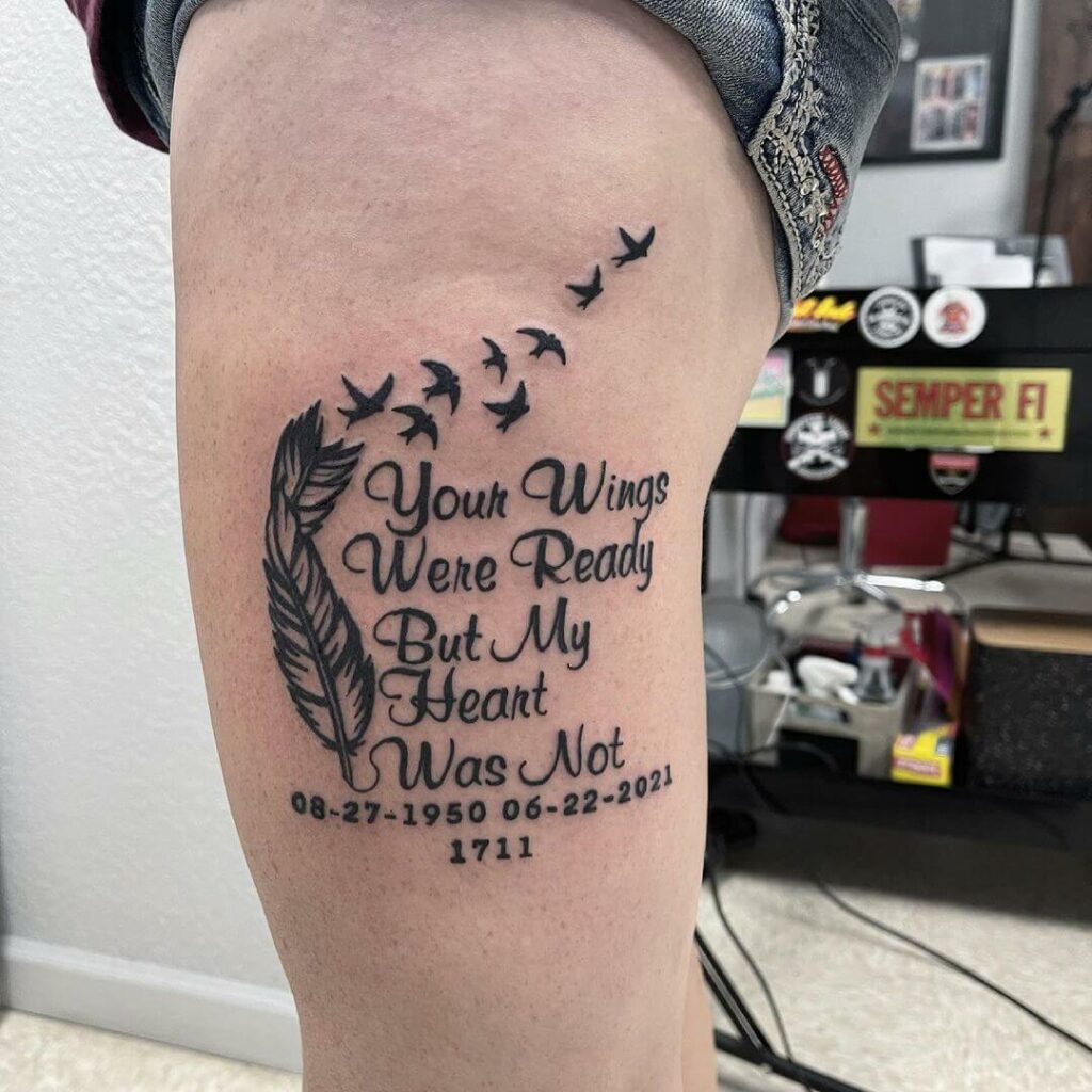 11+ Ashes Tattoo Ideas That Will Blow Your Mind! 12 Lovely Memorial Tattoo Design With Ashes