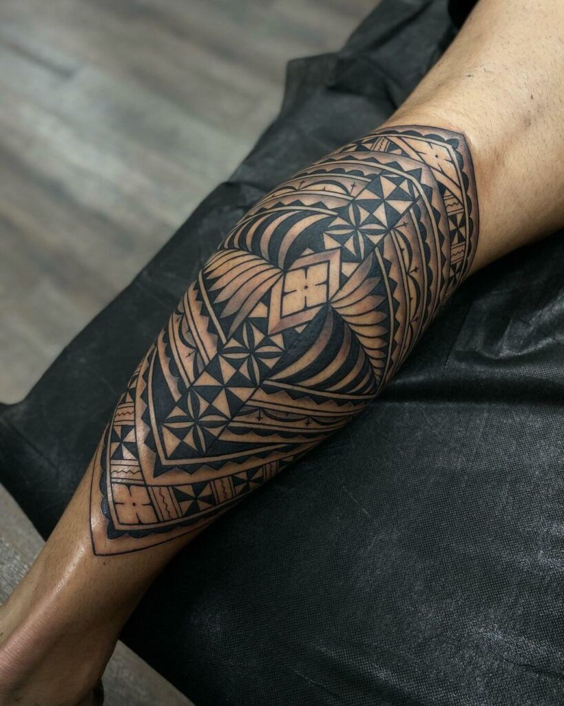 12+ Leg Tribal Tattoo Ideas To Inspire You! 15 Lower Leg Tattoos For Men