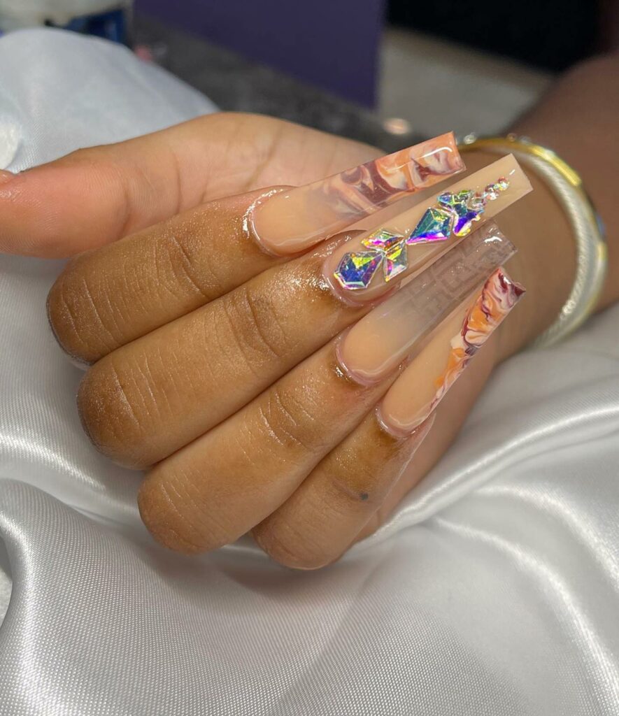 40 Tapered Square Nail Designs You'll Love! 47