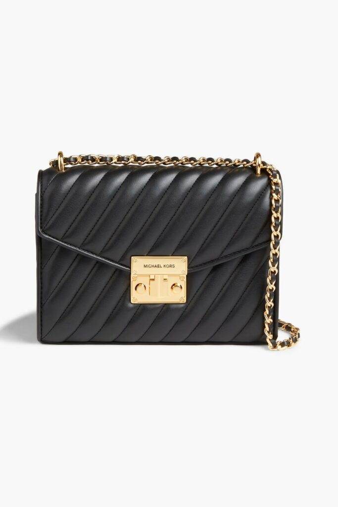 MICHAEL MICHAEL KORS Rose quilted faux leather shoulder bag