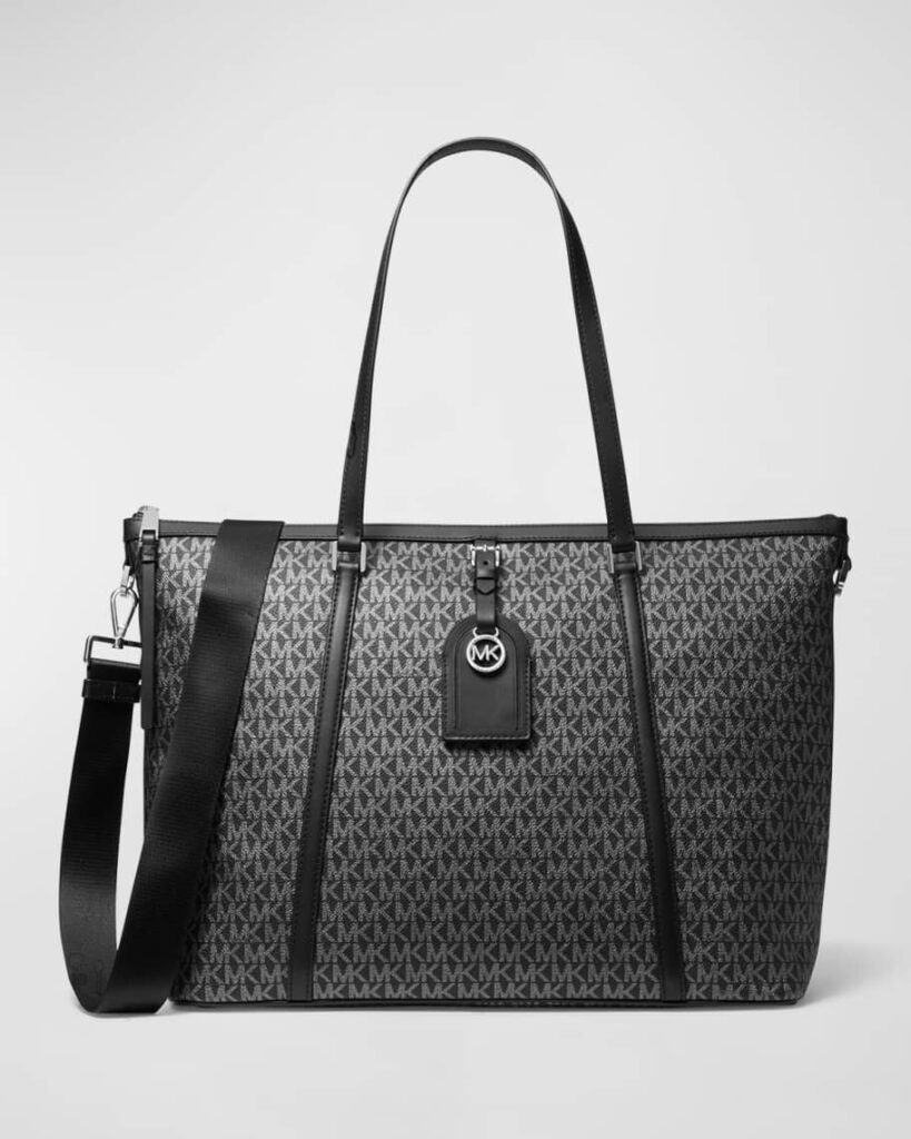 MICHAEL Michael Kors Heritage Large Monogram Travel Tote Bag