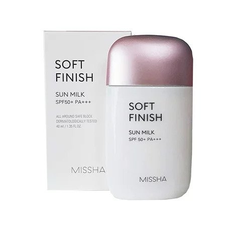 MISSHA - All-Around Safe Block Soft Finish Sun Milk SPF50+ PA+++ 70ml