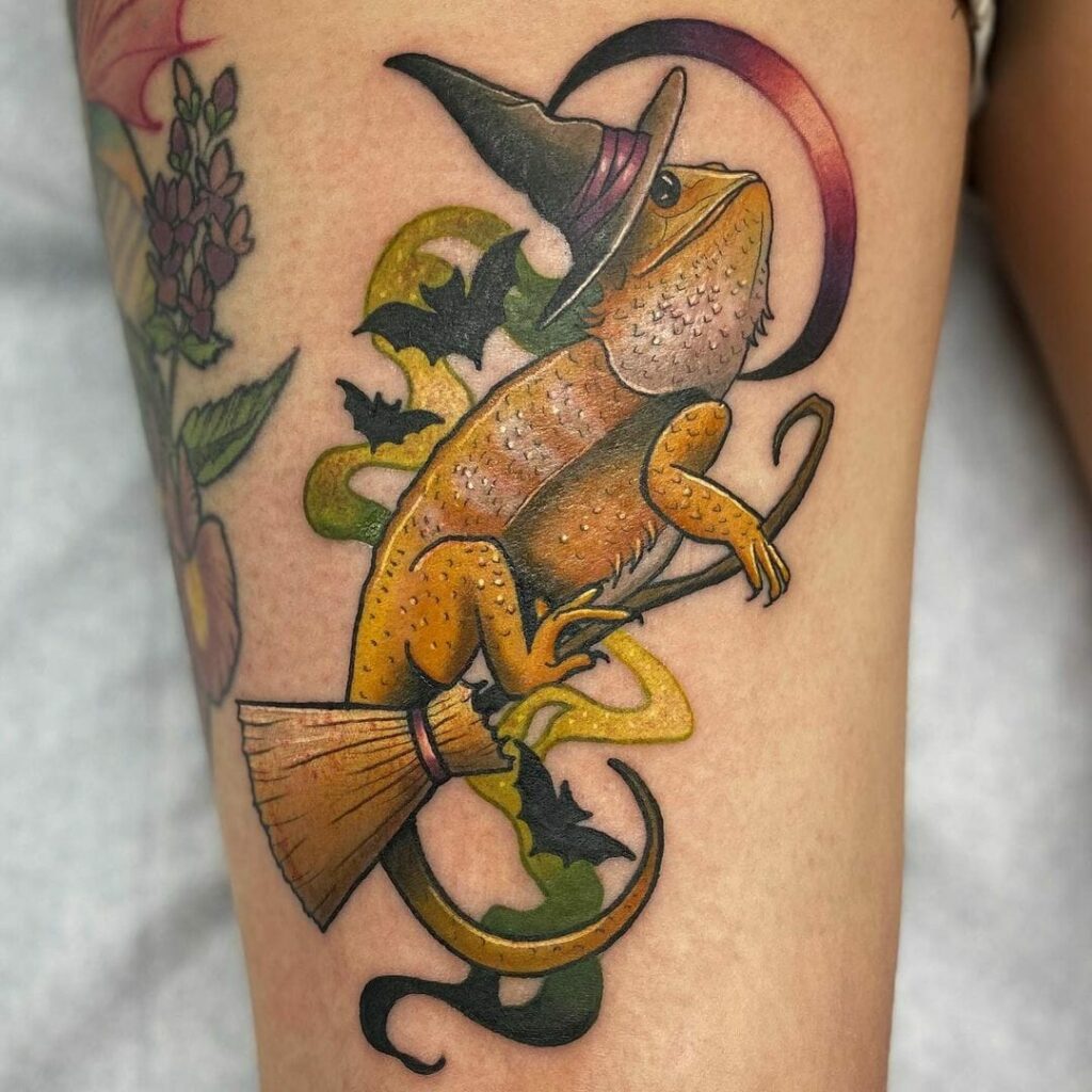 18+ Bearded Dragon Tattoo Ideas To Inspire You! 14 Magical Dragon Tattoo