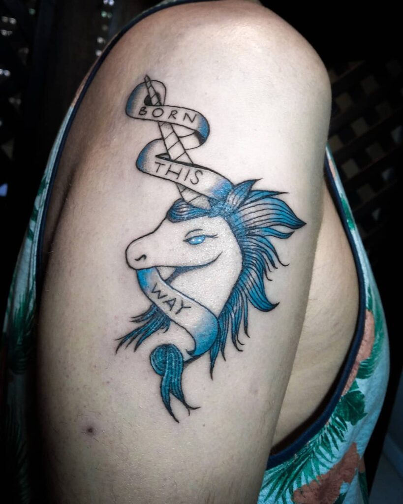 11+ Born This Way Tattoo Ideas You'll Have To See To Believe! 15 Magical Unicorn Tattoo Ideas