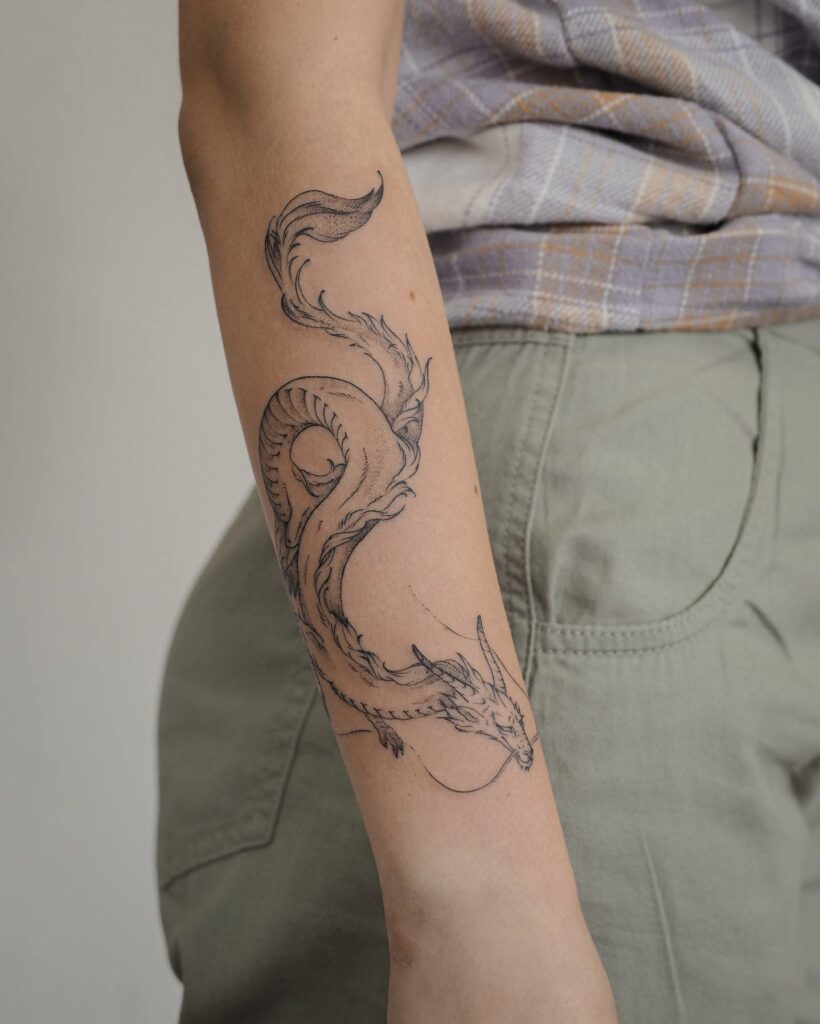 11+ Western Dragon Tattoo Ideas That Will Blow Your Mind! 17