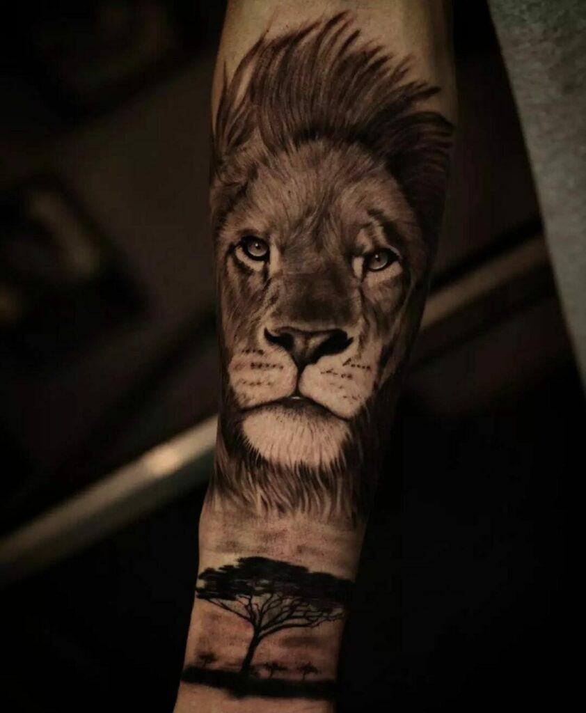 10+ Forearm Sleeve Tattoo Ideas You Have To See To Believe! 18 Majestic Lion Forearm Sleeve Tattoo