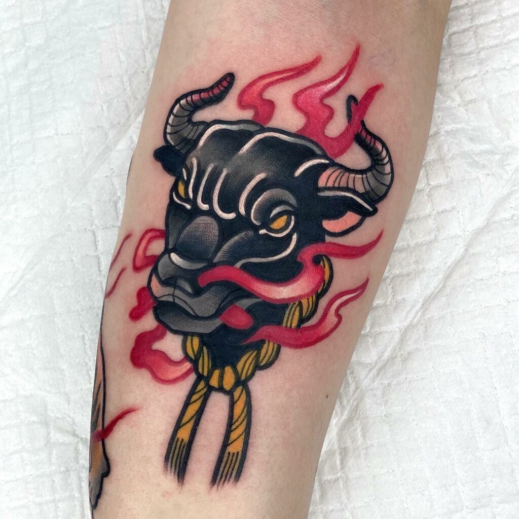 10+ Male Taurus Tattoo Ideas That Will Blow Your Mind! 12 Male Simple Taurus Tattoo Designs With Vibrant Colors