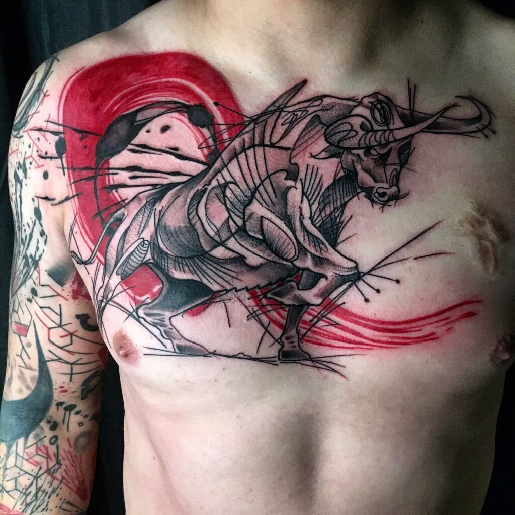 10+ Male Taurus Tattoo Ideas That Will Blow Your Mind! 10 Male Taurus Tattoo