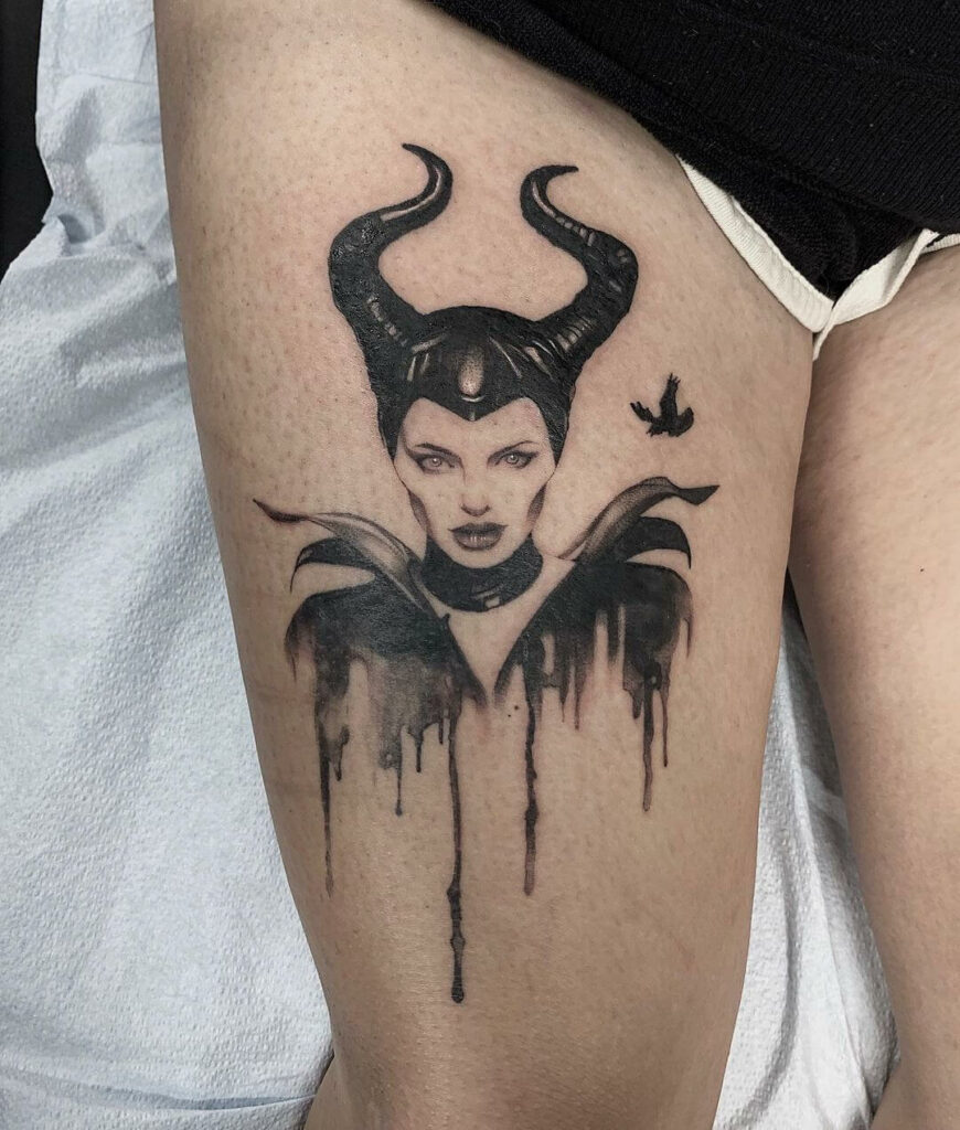 12+ Flow Tattoo Ideas To Inspire You! 19 Maleficient Flow Tattoo