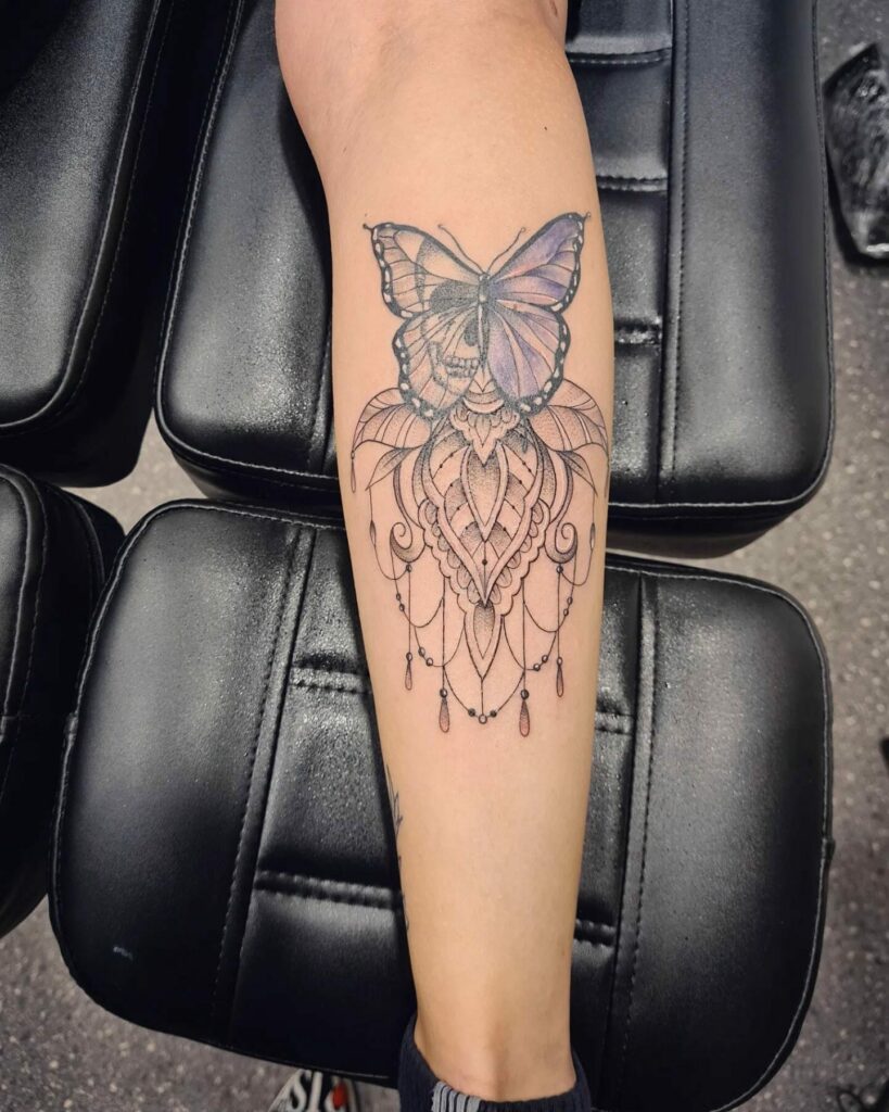 11+ Butterfly With Skull Tattoo Ideas That Will Blow Your Mind! 18 Mandala Skull Butterfly Tattoo