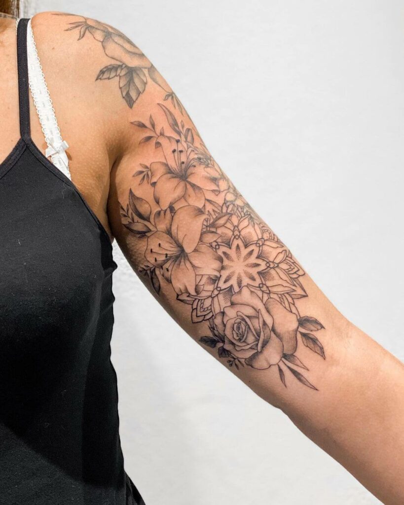 11+ Floral Mandala Tattoo Ideas That Will Blow Your Mind! 20 Mandala With Floral Arm Tattoo