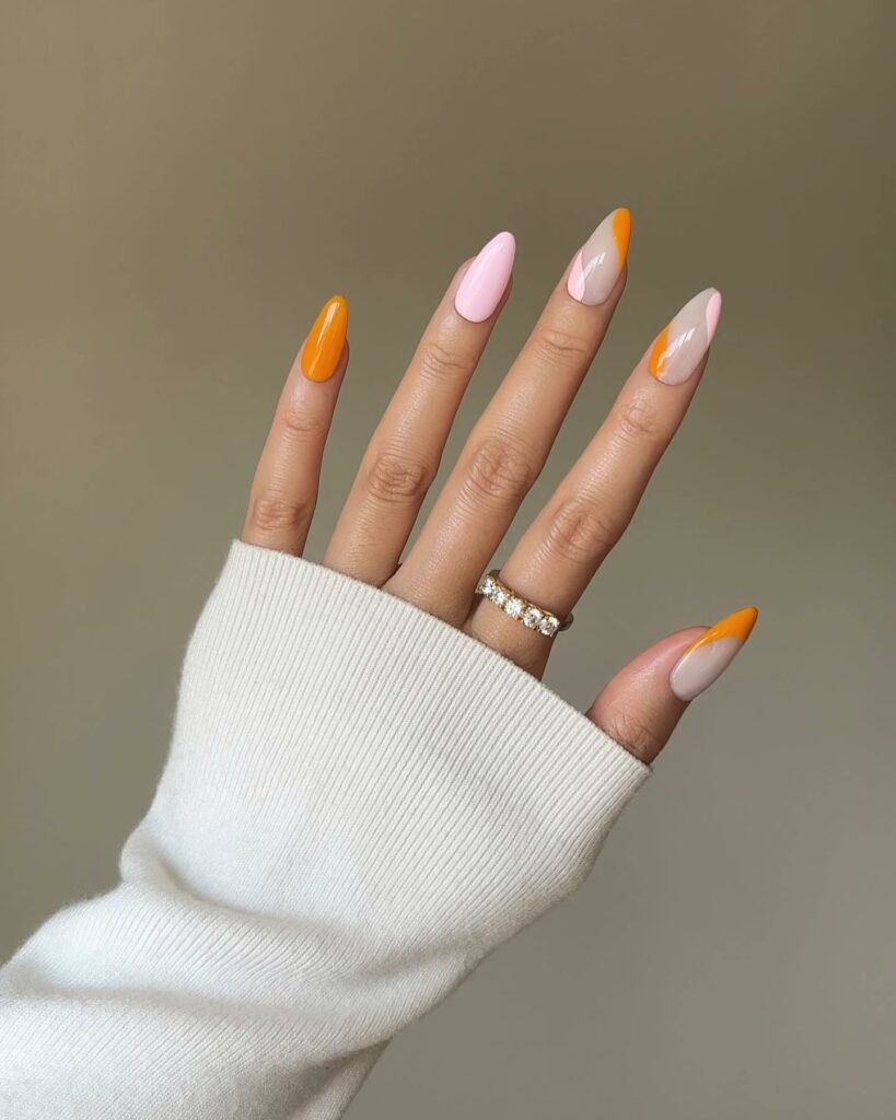 40 Latest Orange Nail Designs to Try in 2024 18 Mango Colored