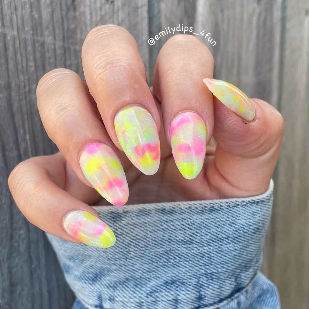Discover the Hottest Designs of 2024: 30 Latest Dip Powder Nails 25 Marble Effect Dip Powder Nails