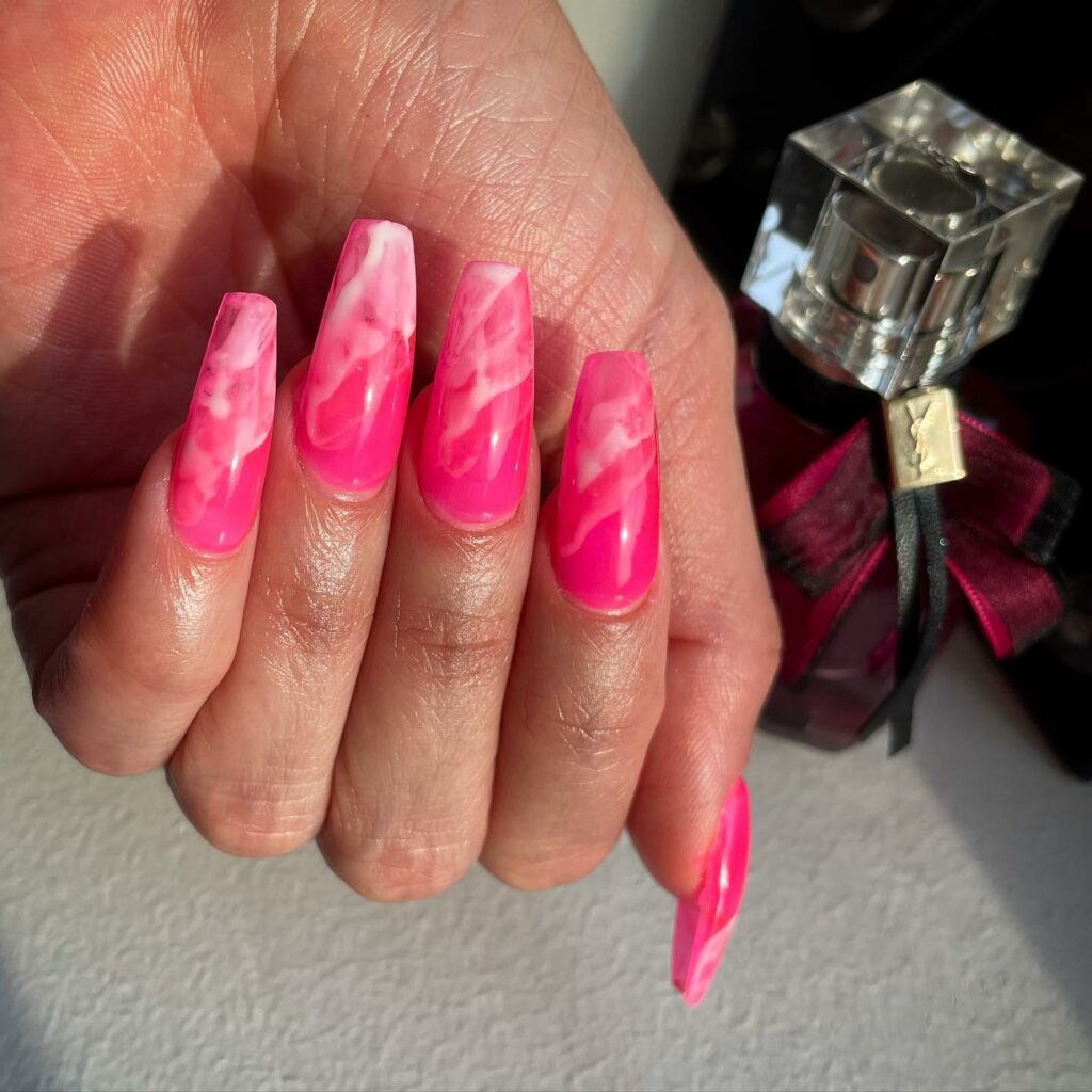 Get Playful with 40 Jelly Nail Designs for 2024 25 Marble Magic