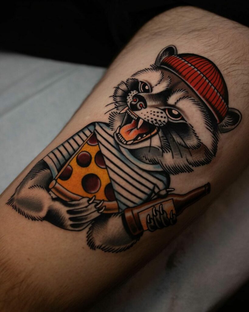 11+ Pizza Tattoo Ideas You Have To See To Believe! 19 Marvel Pizza Tattoo