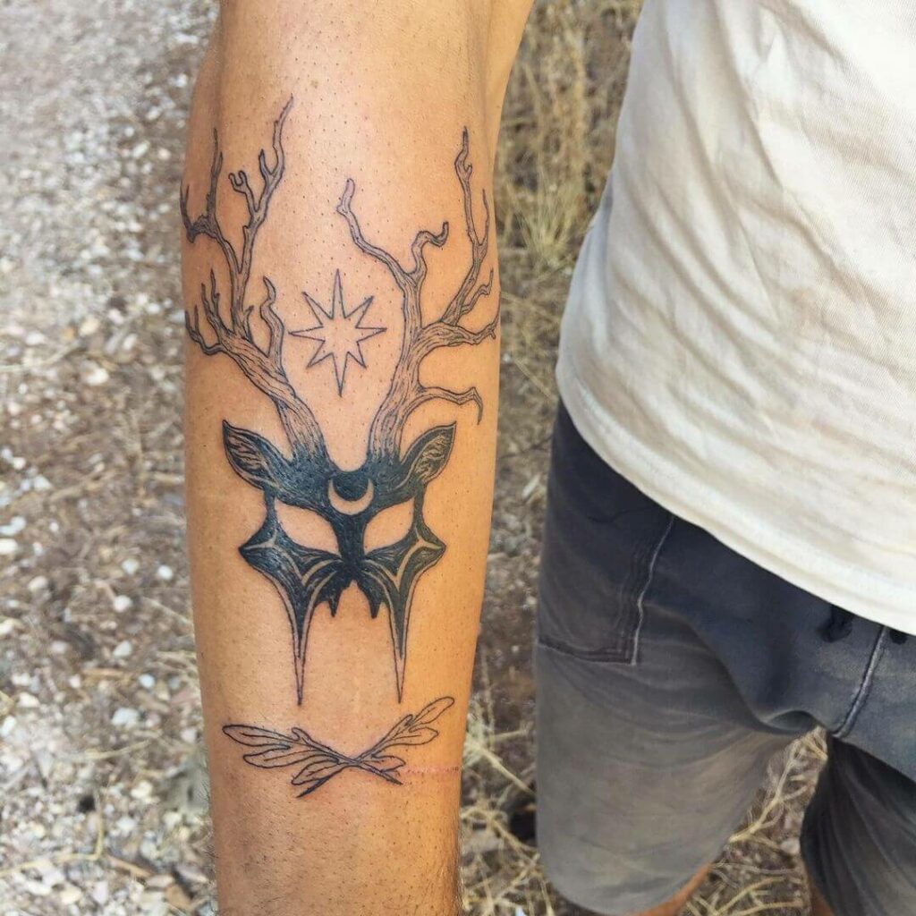 10+ Cernunnos Tattoo Ideas That Will Blow Your Mind! 15 Mask Of Cernunnos Tattoo