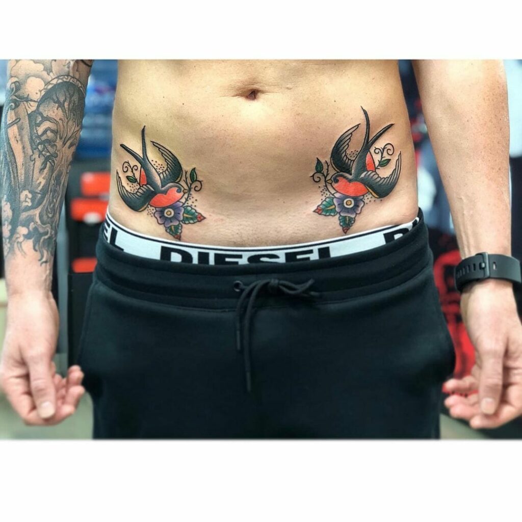 11+ Traditional Sparrow Tattoo Ideas You Have To See To Believe! 12 Matching Tribal Sparrow Tattoo