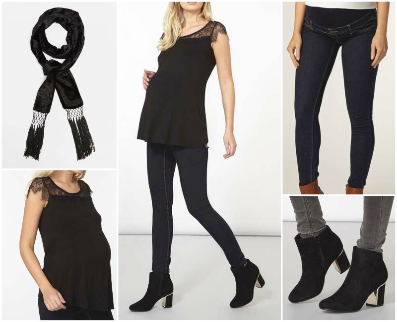 12 Casual Date Night Outfits 38 maternity-wear-date-night-outfit-grid