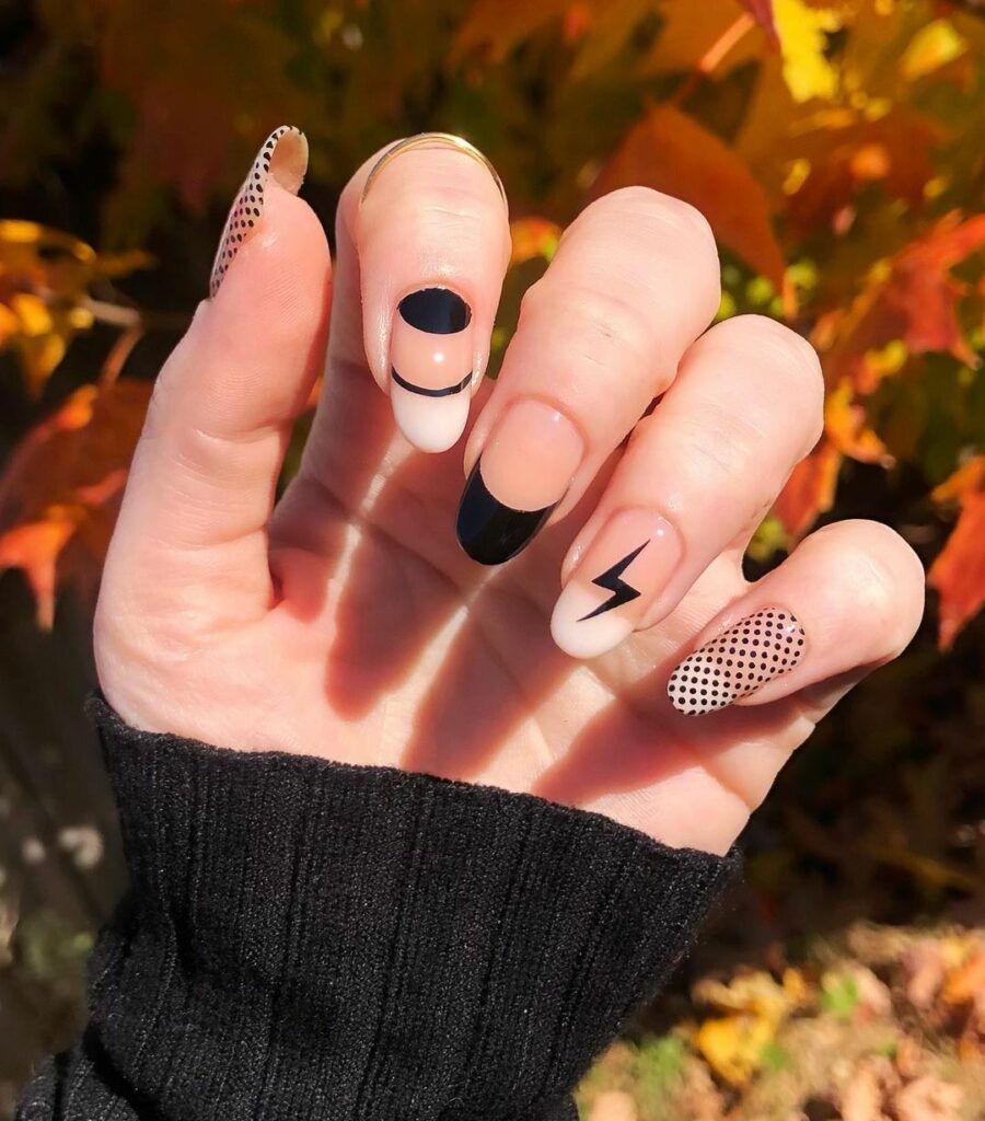 30 Latest Matte Nail Ideas To Try In 2024! 43 Matte Negative Space Nails