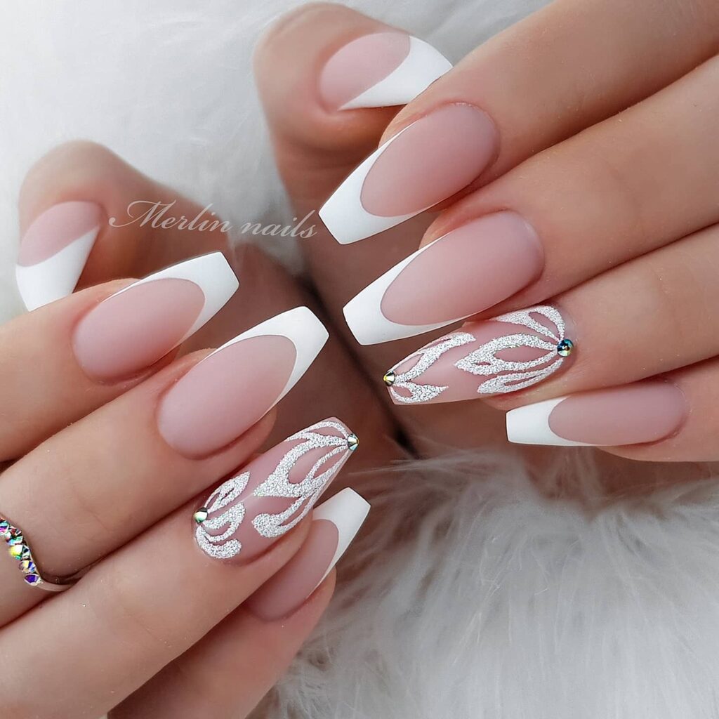 23 Latest Nude French Nail Designs To Try In 2024! 10 Matte Nude Nail